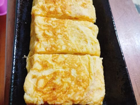 しっかり味のだし巻き卵